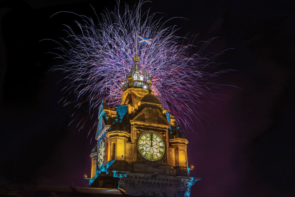 Fireworks over The Balmoral